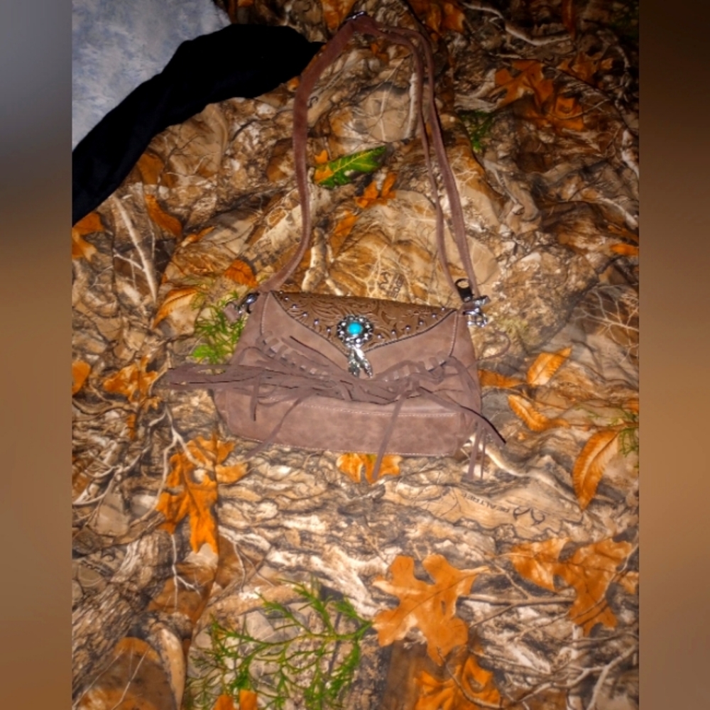 Fake leather purse